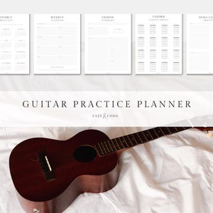 Printable Guitar Practice Planner