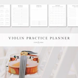 Printable Violin Practice Planner
