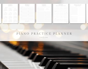 Printable Piano Practice Planner