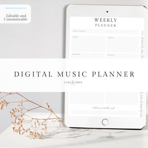 Oefenplanner digitale muziek