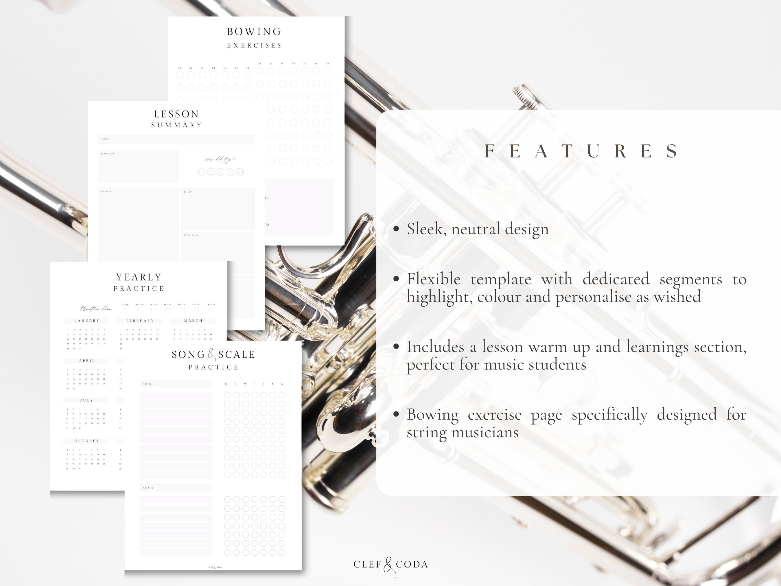 Printable Violin Practice Planner - Etsy