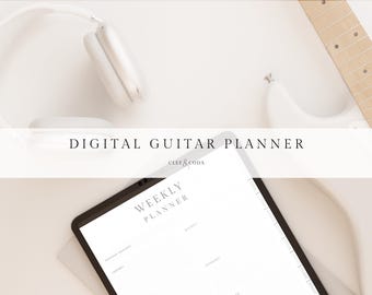 Digital Guitar Practice Planner