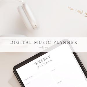 Digital Music Practice Planner