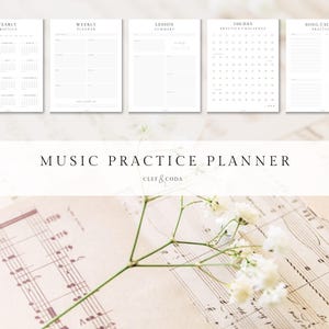Printable Music Practice Planner