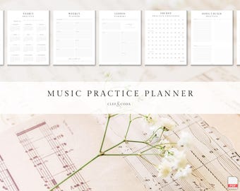 Printable Music Practice Planner