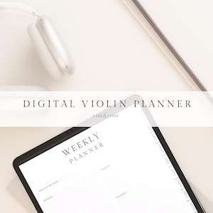 Digital övningsplanerare för fiol