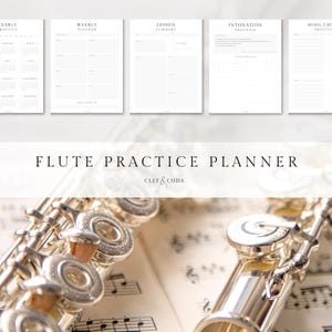 Printable Flute Practice Planner