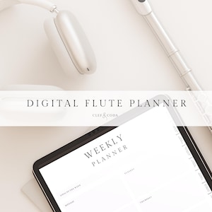 Digital Flute Practice Planner