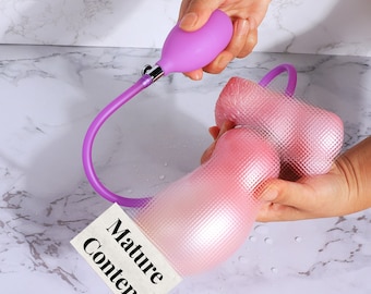 Inflatable Dildo, Inflatable Butt Plug, Knotted Dildo, Fantasy Dildo for Beginners, Realistic Dildo, Silicone Knots, Dildoes for Woman