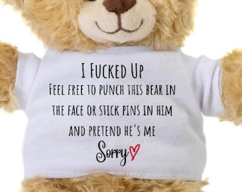 I'm Sorry Gifts For Her, I'm Sorry For Hurting You Gifts For Her, Dear Mom I'm Sorry, How To Forgive, Sorry Teddy Bear