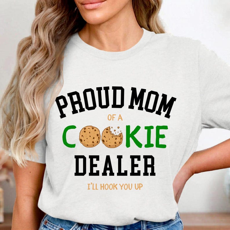 Girl Scout Mom Shirt | Proud Mom of a Cookie Dealer Gift image 11