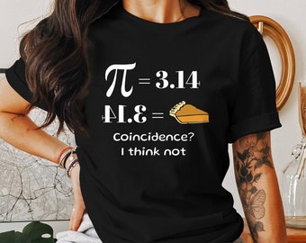 Shirt voor wiskundeleraar Pi Day, grappig wiskundecadeau