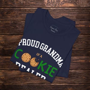Girl Scout Grandma Shirt | Proud Grandma of a Cookie Dealer Gift image 19