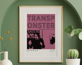 Friends Transponster Wall Art - Digital Download