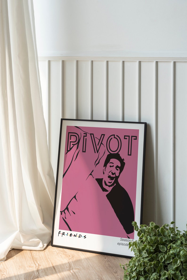 Friends Pivot Wall Art - Digital Download - Pink - Etsy