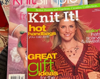 Knitting Magazines Lot of 3