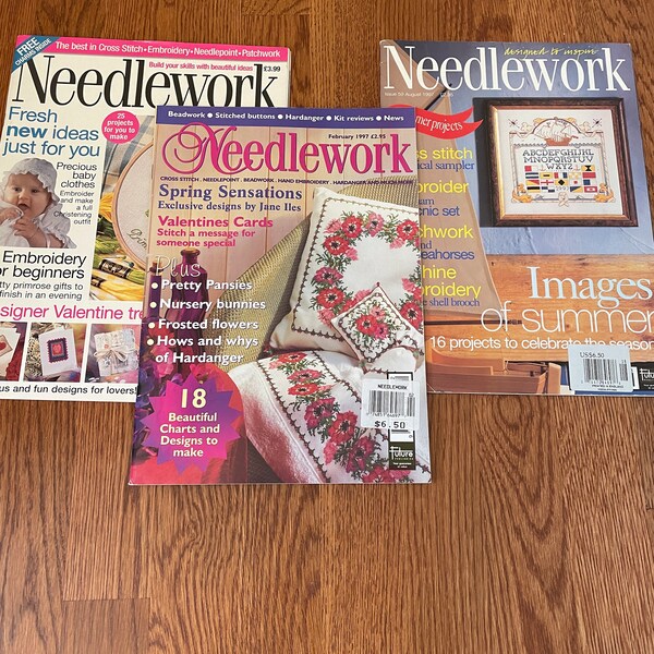 Needlework Magazines Etsy