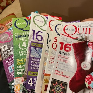 McCall’s Quilting Magazines for   2017