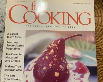 Vintage Fine Cooking Magazine Volume 23