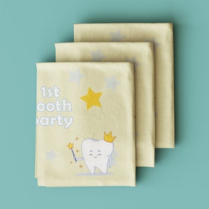 First Tooth Party Package, Editable, Printable Baby's First Tooth ...