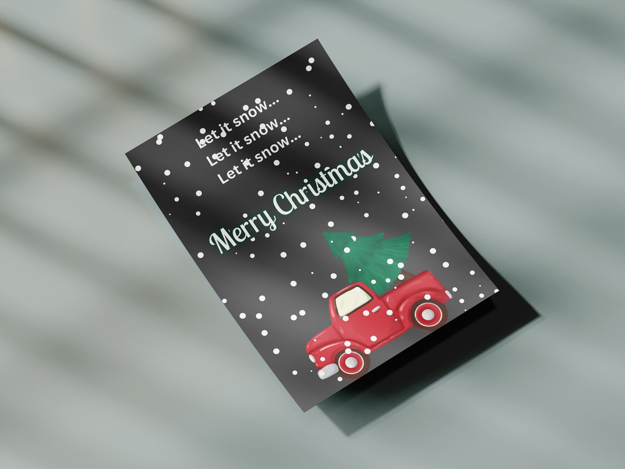 Editable Christmas Card, Printable Christmas Card, Canva Christmas Card ...