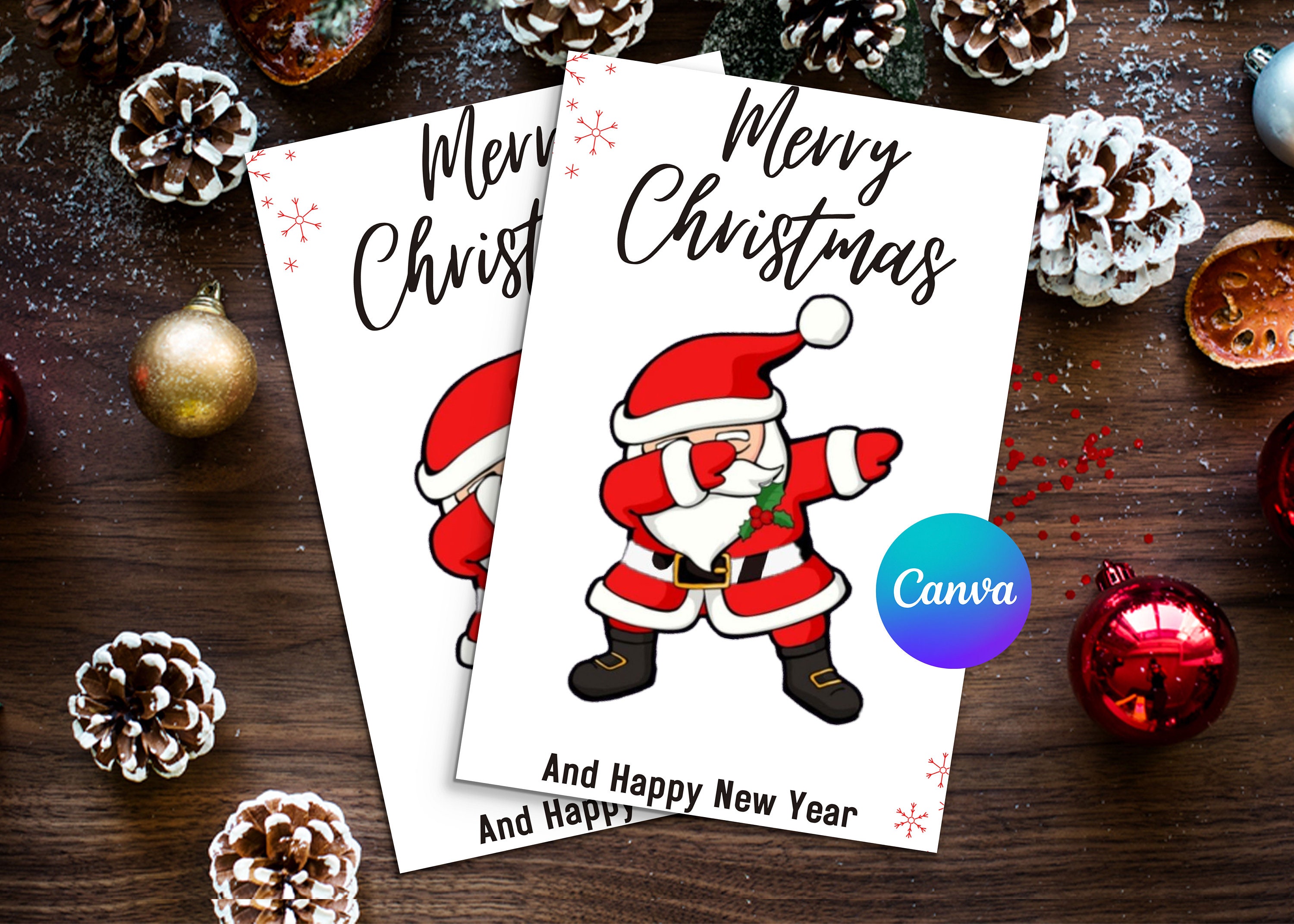 Editable Christmas Card Template Printable Christmas Card - Etsy