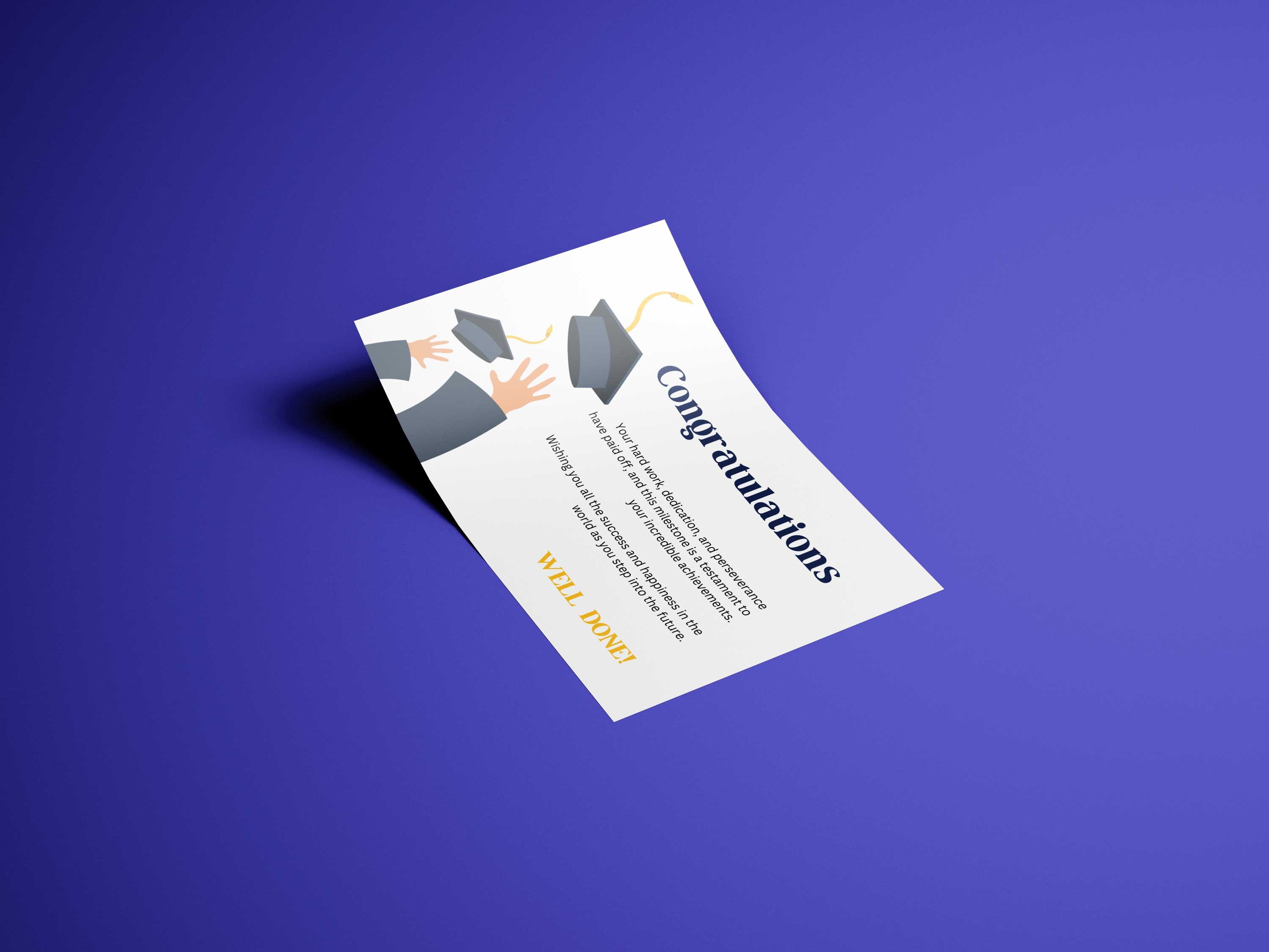 Congratulations Graduation Card, Congratulations Card, Happy Graduation ...