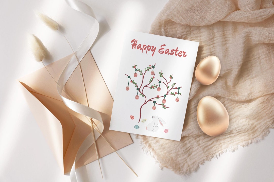 Editable Easter Card | Egg Hunt Greeting Card | Printable Easter Card ...