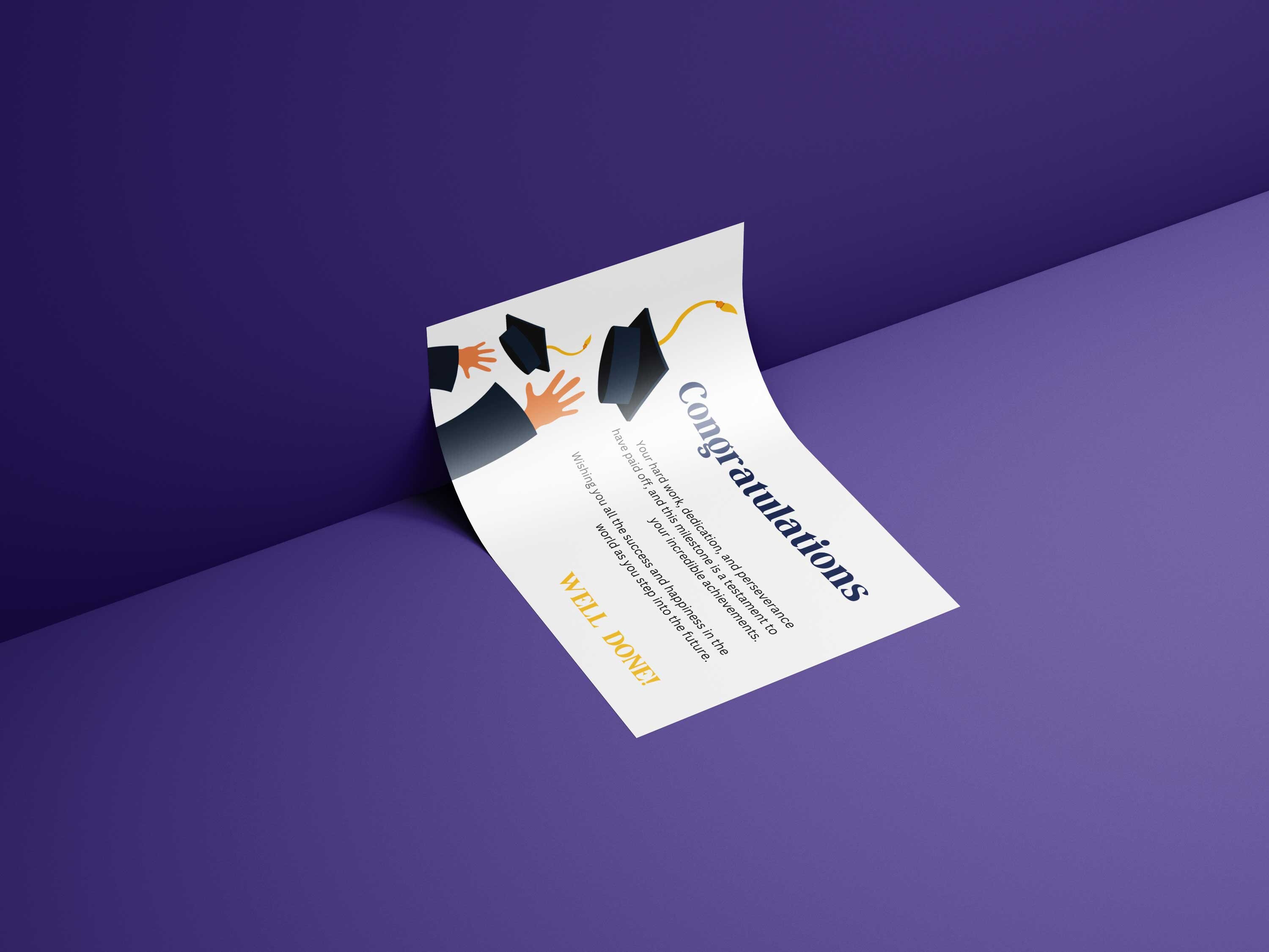 Congratulations Graduation Card, Congratulations Card, Happy Graduation ...