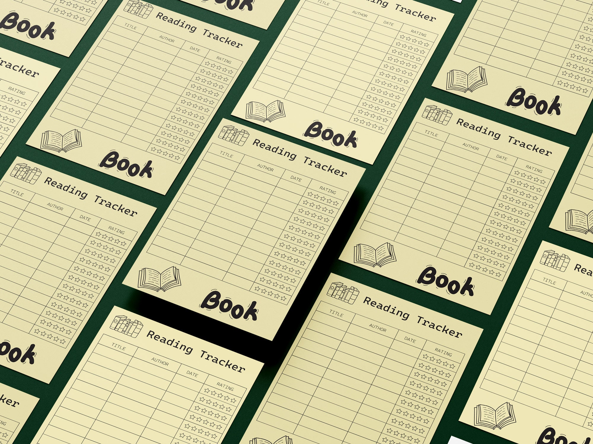 Printable Reading Log | Digital Reading Tracker | Book Reading Tracker ...