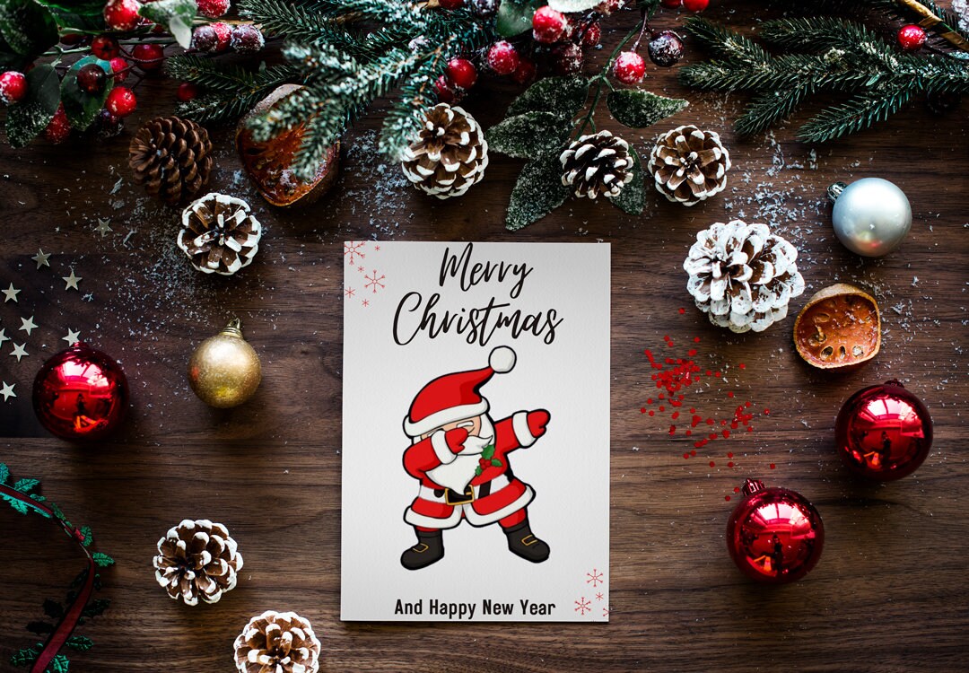 Editable Christmas Card Template Printable Christmas Card - Etsy