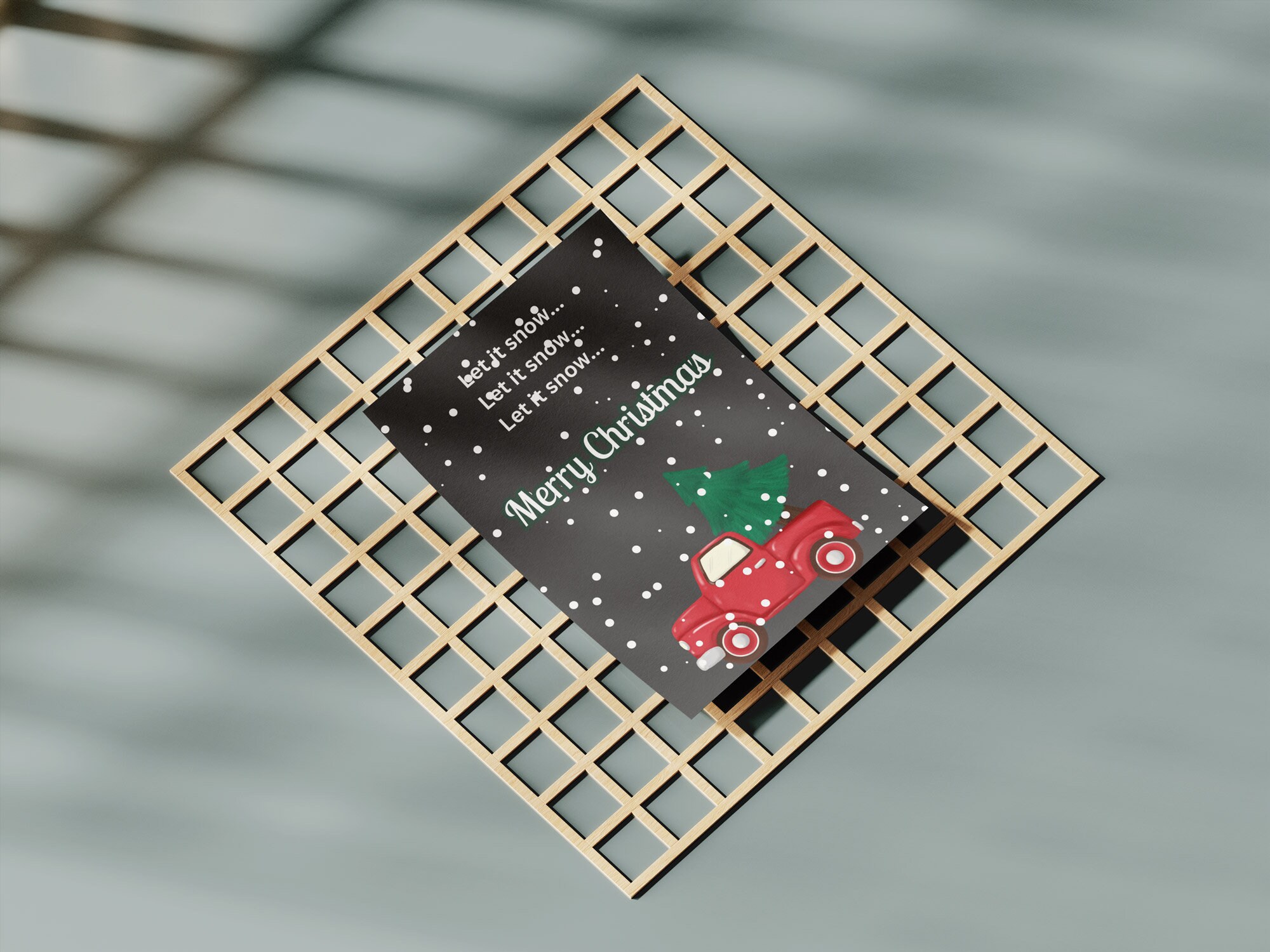 Editable Christmas Card, Printable Christmas Card, Canva Christmas Card ...