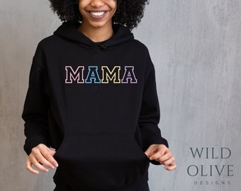 Mama Hoodie - New Mum Gift - Mama Bear - Present for Mums - Mum Hoodie - Mama Sweatshirt - 4XL - 5XL - Gift for Mom - Gift for Her