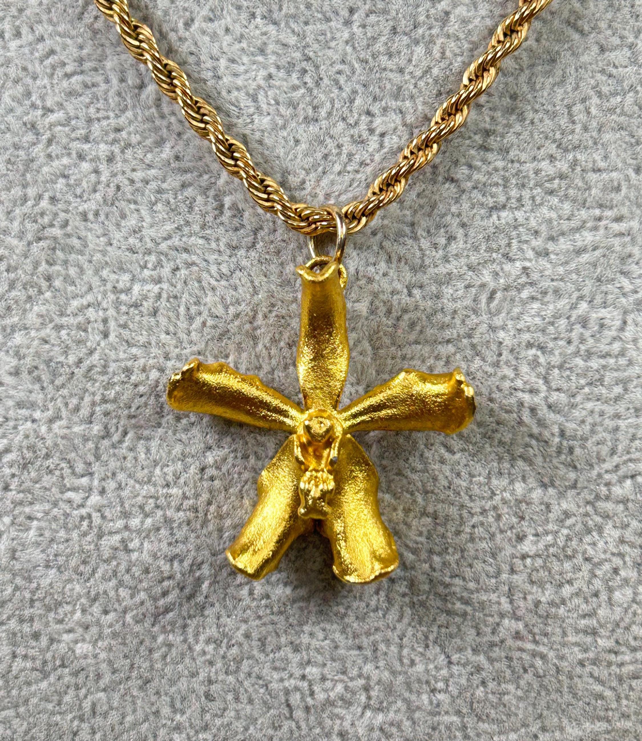 Risis orchid pendant - Etsy 日本