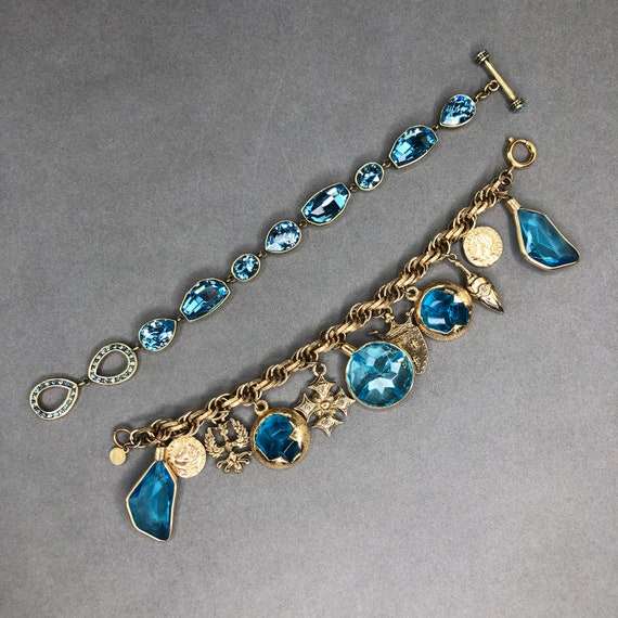 ACCESSOCRAFT NYC signed statement bracelet / charm br… Gem