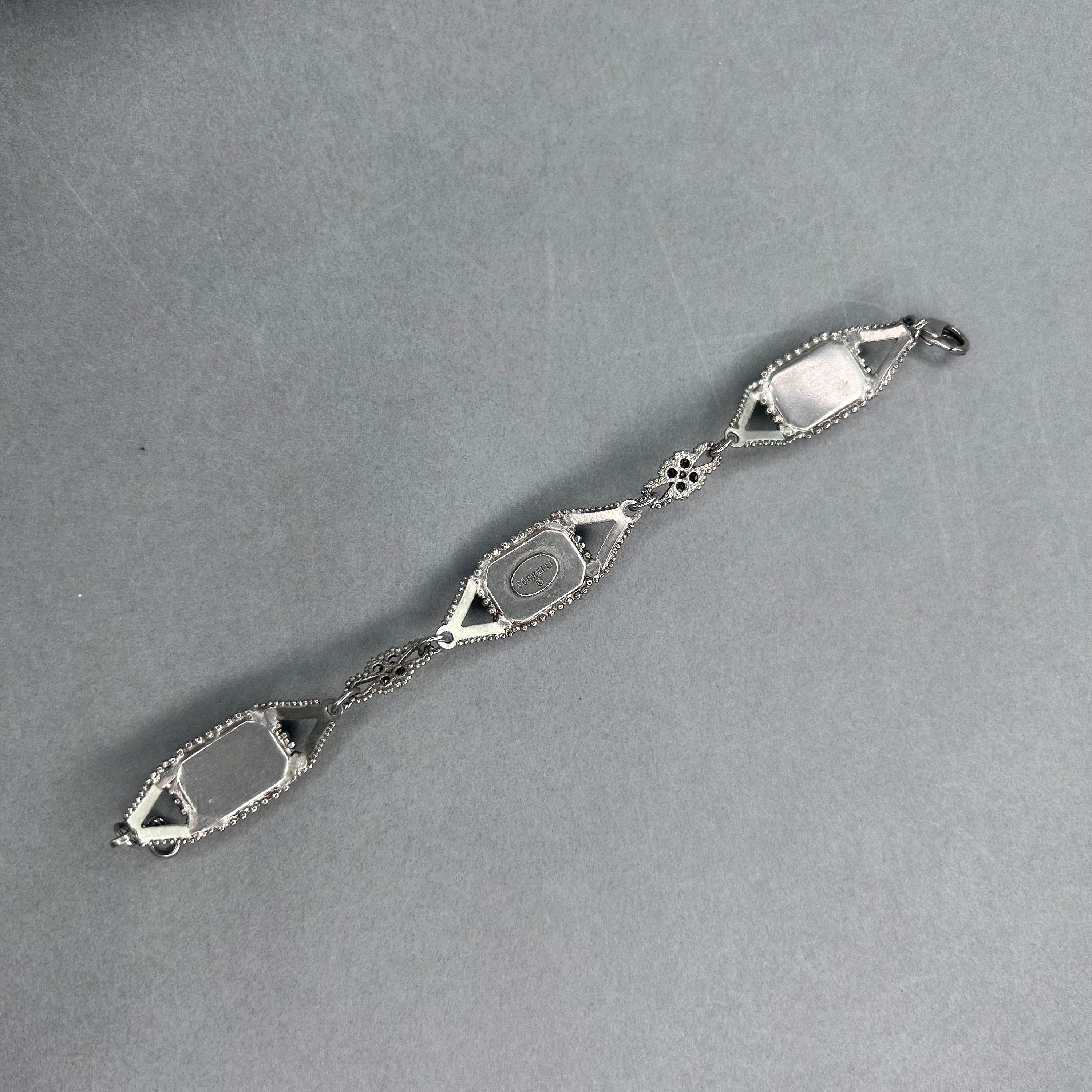 ［お値下げ］SORRELLI  ヴィンテージブレスレット Vintage SORRELLI Silver-colored Victorian Style Bracelet - Etsy