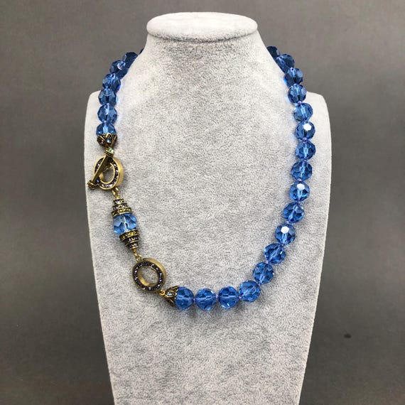 Rare HEIDI DAUS signed statement collar necklace … - image 9