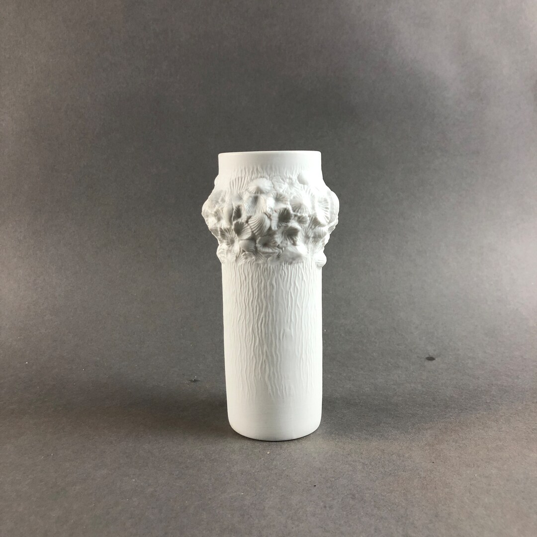 Vintage AK Kaiser Bisquit Porcelain Vase With Relief Motif of Etsy
