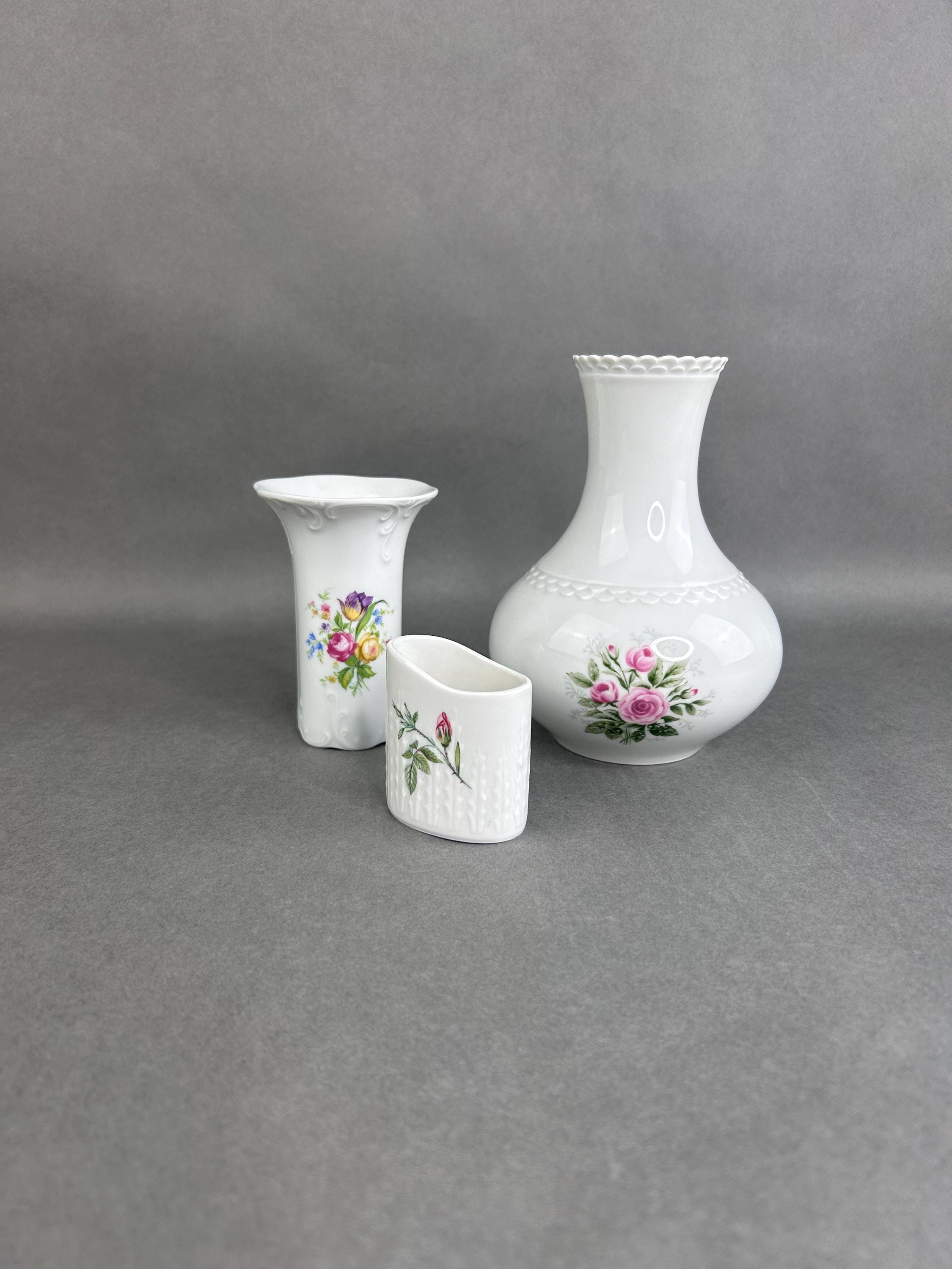 花瓶　フッチェンロイター ミッドセンチュリーの大型磁器花瓶、フッチェンロイター、1950