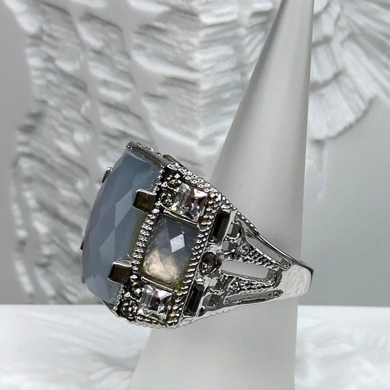 Vintage Statement Cocktailring  mit einem großen … - image 1