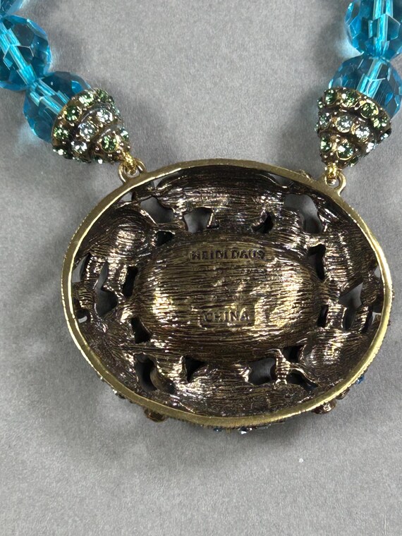Rare HEIDI DAUS signed statement collar necklace … - image 7