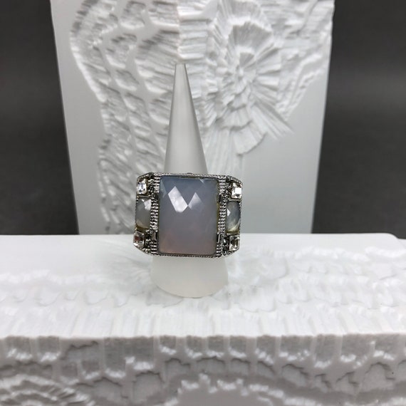 Vintage Statement Cocktailring  mit einem großen … - image 2