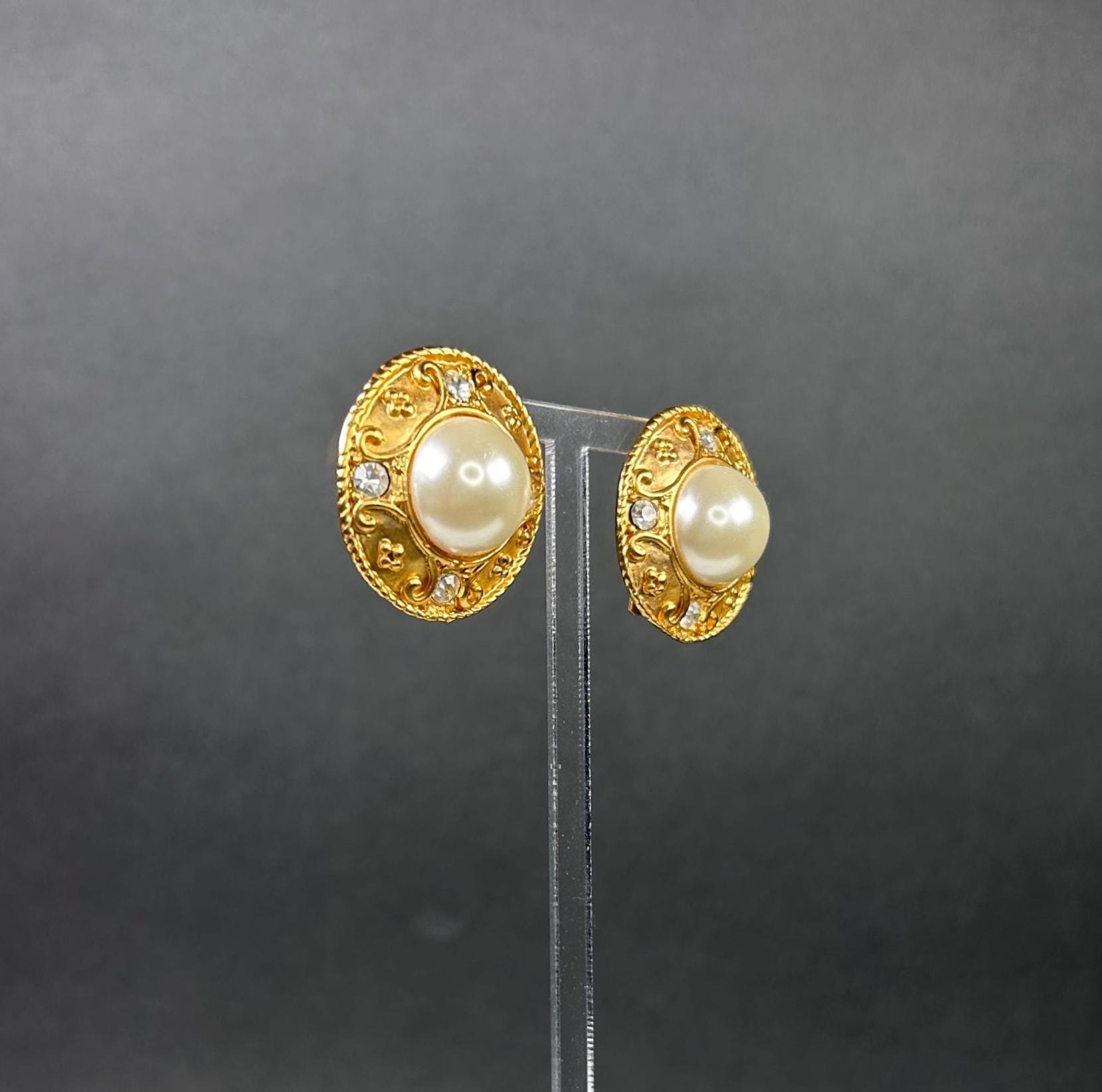 Joles Boucles d'Orelles Vntage Closonné Multcolore et Cascade