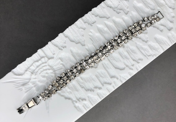 Bracelet vintage Look Diamant style EISENBERG. Etsy France