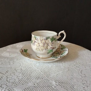 Royal Albert Hawthorn, Flower of the Month Series, Bone China, Made in England, Vintage
