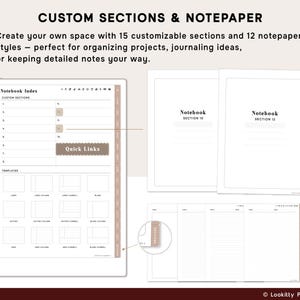 Planner Templates Compatible with reMarkable Paper Pro, 2026 2027 2028 ReMarkable 2 Tablet | Daily Weekly Monthly Productivity Calendar. image 10
