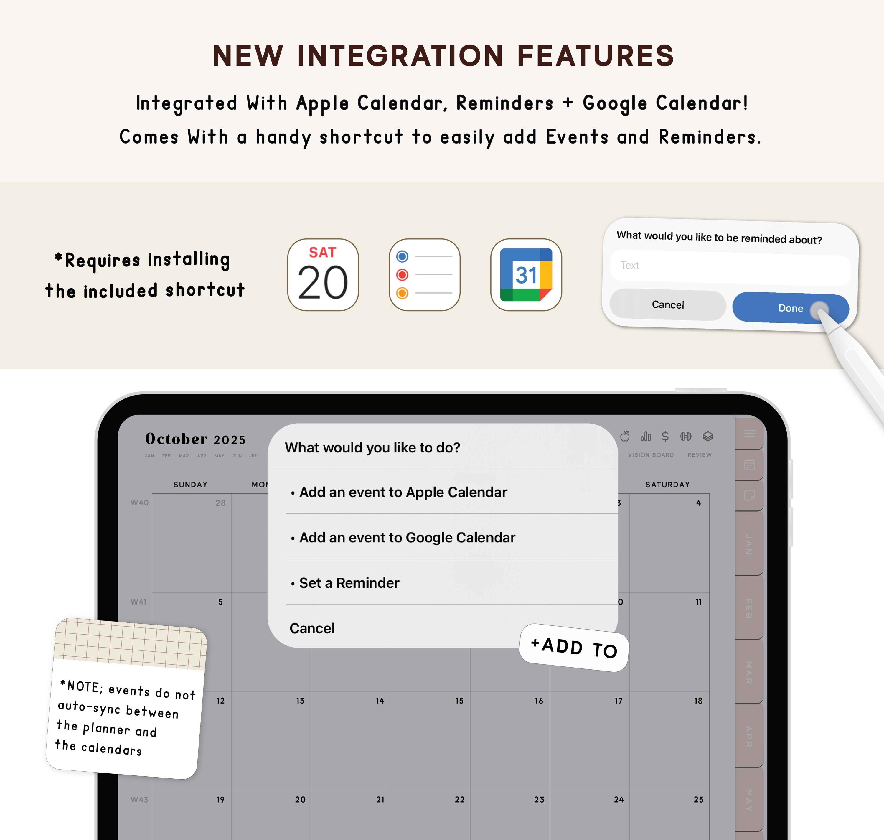 Portrait Digital Planner for iPad Goodnotes, Notability | 2026 ...