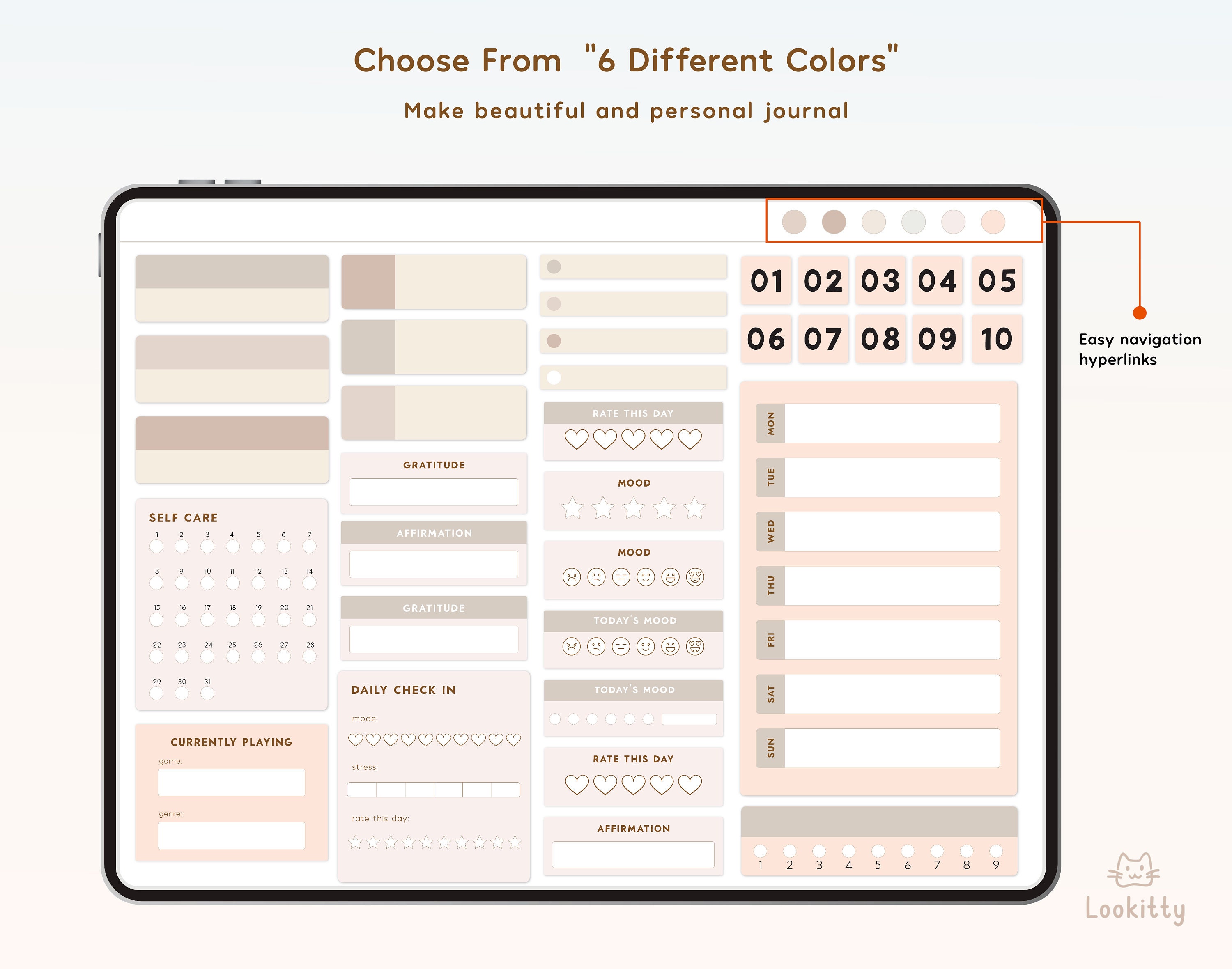 Planning Digital Widgets, Digital Planner Stickers, Essential Goodnotes ...