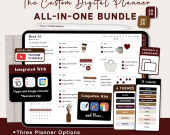 Ultimate Custom Digital Planner | 2026 2027 & Undated.