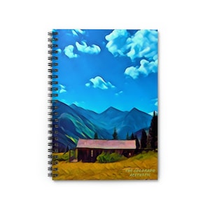 Spiral Notebook - Ruled Line with Colorado&#39;s Mountain Ghost Town